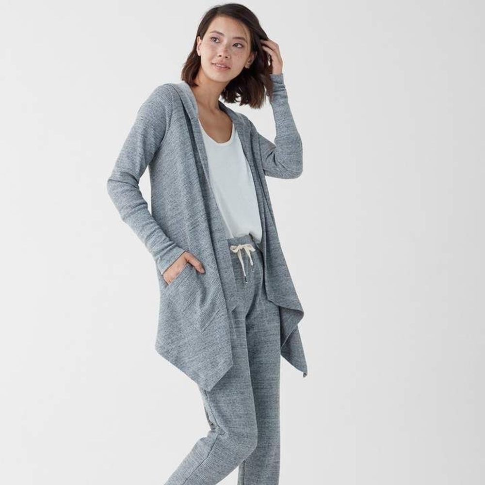 Splendid Grey Thermal Cardigan